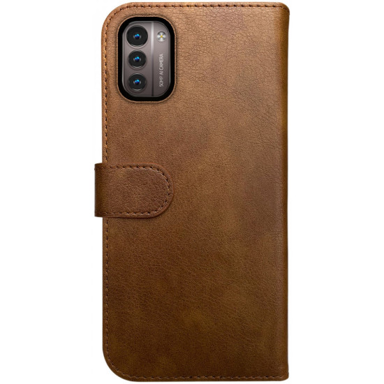 Rosso Element PU Θήκη Πορτοφόλι Nokia G21 / G11 - Brown (8719246358425)