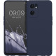 KWmobile Soft Slim Flexible Rubber Cover with Camera Protector - Θήκη Σιλικόνης Oppo Find X5 Lite με Πλαίσιο Κάμερας - Blueberry (57633.186)