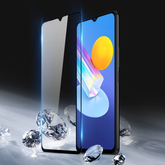 DuxDucis Tempered Glass - FullFace Αντιχαρακτικό Προστατευτικό Γυαλί Οθόνης Vivo Y72 5G - Black (6934913048375)