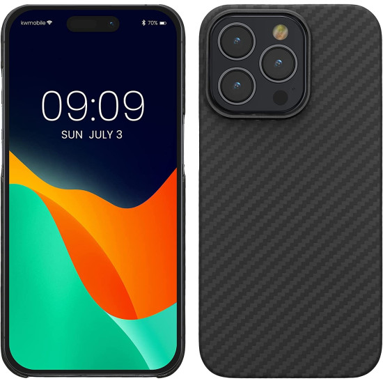 Kalibri Aramid Fiber Body - Σκληρή Θήκη Apple iPhone 14 Pro - Black Matte (59210.47)