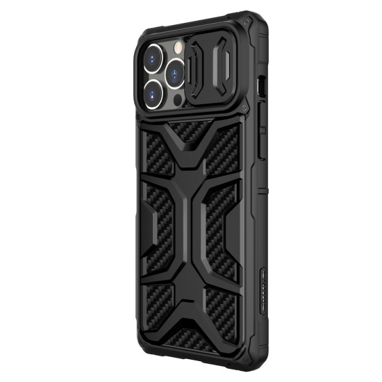 Nillkin Adventurer Armored Σκληρή Ανθεκτική Θήκη με Κάλυμμα για την Κάμερα - Apple iPhone 13 Pro - Black (6902048229075)