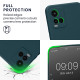 KWmobile Soft Slim Flexible Rubber Cover with Camera Protector - Θήκη Σιλικόνης Vivo Y21 με Πλαίσιο Κάμερας - Teal Matte (57577.57)