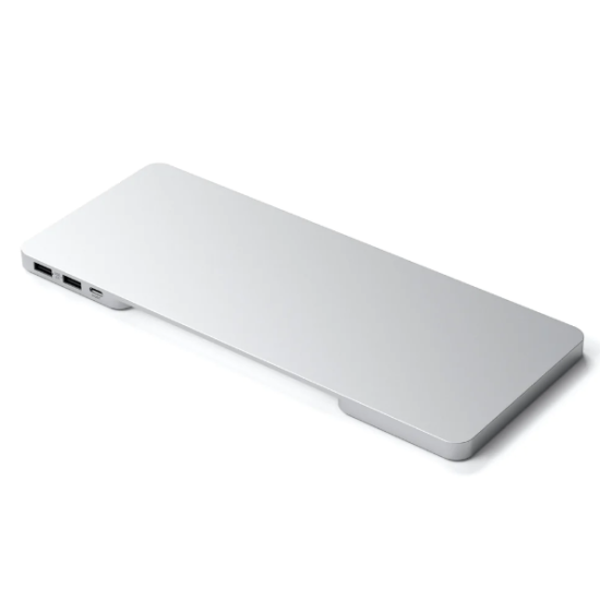 Satechi Type-C Slim Dock για iMac 24" - Βάση Αλουμινίου με 1 x SSD SATA M.2 / 2 x Type-C / 1 x USB-A / 2 x USB 2.0 / 1 x SD & MicroSD - Silver (ST-UCISDS)