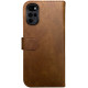 Rosso Element PU Θήκη Πορτοφόλι Motorola Moto G22 - Brown (8719246358432)