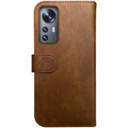 Rosso Element PU Θήκη Πορτοφόλι Xiaomi 12 / 12X - Brown (8719246358463)