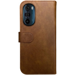 Rosso Element PU Θήκη Πορτοφόλι Motorola Edge 30 Pro - Brown (8719246358449)