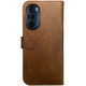 Rosso Element PU Θήκη Πορτοφόλι Motorola Edge 30 Pro - Brown (8719246358449)