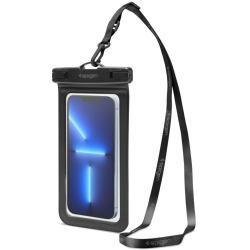 Spigen A601 Universal Waterproof - Αδιάβροχη Θήκη για Κινητά έως 6.8'' - IPX8 - Black - 2 Τεμάχια (AMP04523)