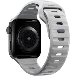 Nomad Αδιάβροχο Λουράκι Σιλικόνης Sport Band - Apple Watch Ultra/SE/11/10/9/8/7/6/5/4 (49/46/45/44mm) - Lunar Gray (NM01958185)