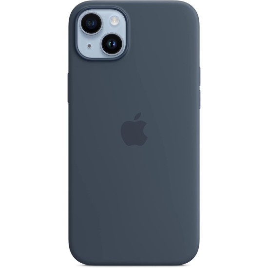 Official Apple Θήκη Σιλικόνης με MagSafe Apple iPhone 14 Plus - Storm Blue (MPT53ZM/A)