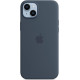 Official Apple Θήκη Σιλικόνης με MagSafe Apple iPhone 14 Plus - Storm Blue (MPT53ZM/A)