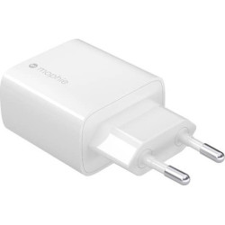 Mophie GaN Wall Adapter - Ταχυφορτιστής / Αντάπτορας Τοίχου με 1 x Type-C - 30W - White - 2 Έτη Εγγύηση (409908422)