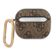 Guess Script Metal Logo Collection - Σκληρή Θήκη για AirPods 3rd Gen - Brown (GUA34GSMW)