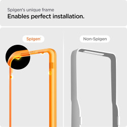 Spigen GLAS.tR ALIGNmaster - Αντιχαρακτικό Fullface Γυάλινο Tempered Glass Apple iPhone 14 Pro Max - 2 Τεμάχια - Black (AGL05204)