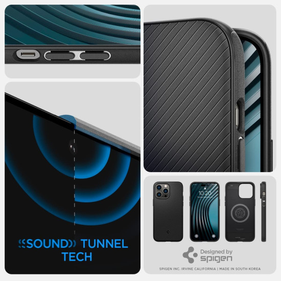 Spigen Mag Armor MagFit - Θήκη Σιλικόνης MagSafe Apple iPhone 14 Pro Max - Matte Black (ACS04844)