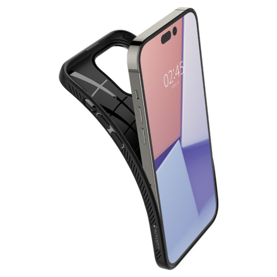 Spigen Θήκη Σιλικόνης Liquid Air - Apple iPhone 14 Pro - Matte Black (ACS04957)