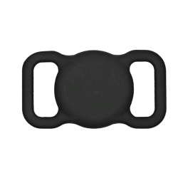 Tech-Protect Smooth Case Pet - Θήκη Σιλικόνης Apple AirTag 2 / 1 για Κολάρο Κατοικιδίων - Black (3926 90 97BK)