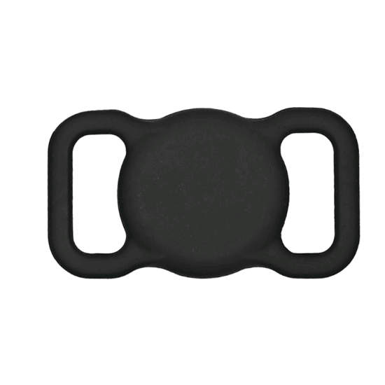 Tech-Protect Smooth Case Pet - Θήκη Σιλικόνης Apple AirTag 2 / 1 για Κολάρο Κατοικιδίων - Black (3926 90 97BK)