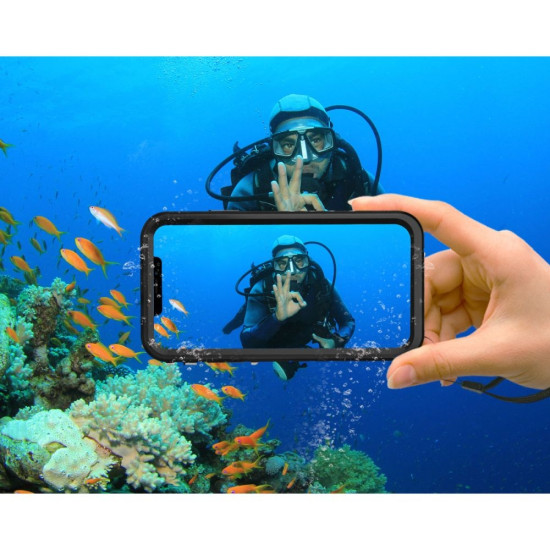 Tech-Protect Ανθεκτική Αδιάβροχη Θήκη 360 Shellbox IP68 - Apple iPhone 13 - Black (9589046924491)