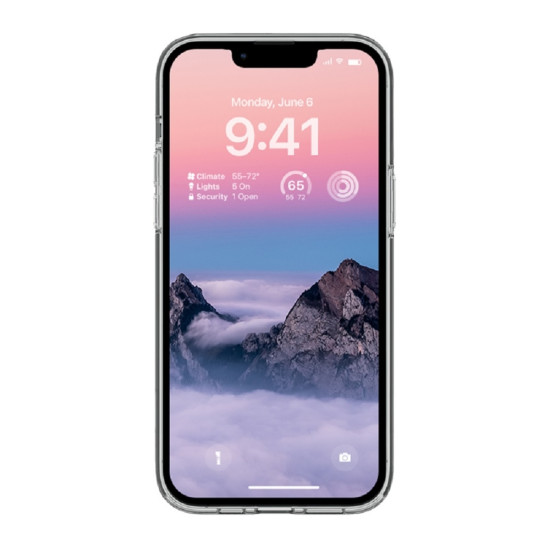 Crong Clear MagCover Διάφανη Θήκη MagSafe με TPU Bumper Apple iPhone 14 Plus - Clear (CRG-CLRM-IP1467-TRS)
