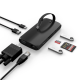 Satechi Αντάπτορας USB-C On The Go Multiport με 2 x Type-C / 2 x USB-A 3.0 / 1 x Gigabit Ethernet / 1 x HDMI 4K / 1 x VGA 1080P / 1 x SD & MicroSD - Black (ST-UCMBAK)