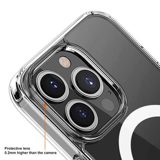 Bodycell Διάφανη Θήκη MagSafe Apple iPhone 14 Pro Max - Clear (5206015017056)