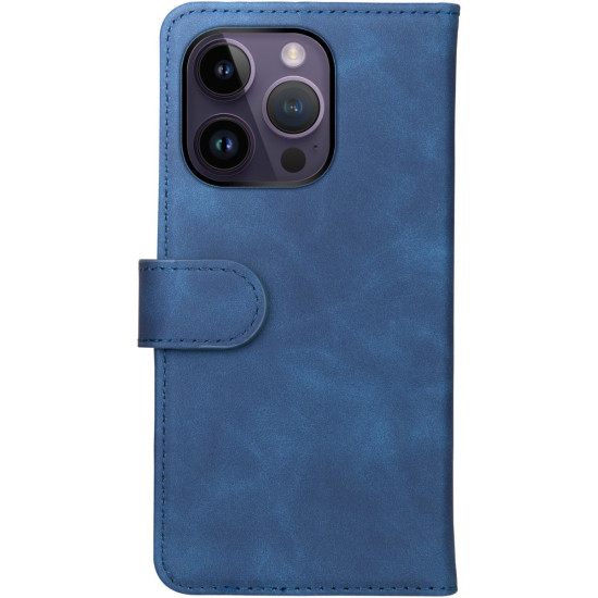 Rosso Element PU Θήκη Πορτοφόλι Apple iPhone 14 Pro - Blue (8719246369490)