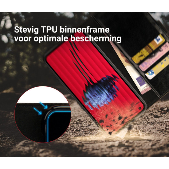 Rosso Element PU Θήκη Πορτοφόλι Nothing Phone 1 - Black (8719246369346)