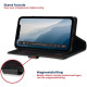 Rosso Deluxe Δερμάτινη Θήκη Πορτοφόλι Apple iPhone 14 Pro - Black (8719246366680)