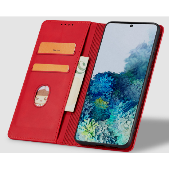 Bodycell Θήκη - Πορτοφόλι Apple iPhone 14 Plus - Red (5206015014000)