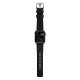 Nomad Active Strap Pro - Αδιάβροχο Δερμάτινο Λουράκι με Σιλικόνη - Apple Watch Ultra/SE/11/10/9/8/7/6/5/4 (49/46/45/44mm) - Black / Silver (NM1A41SNW0)