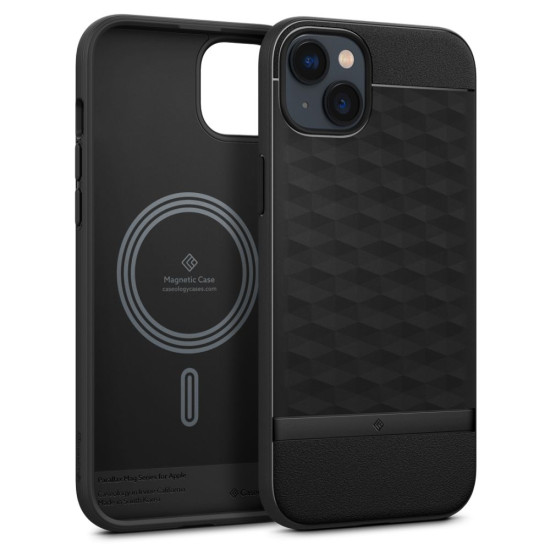 Caseology Parallax Mag Ανθεκτική Θήκη MagSafe Apple iPhone 15 Plus / 14 Plus - Matte Black (ACS04927)