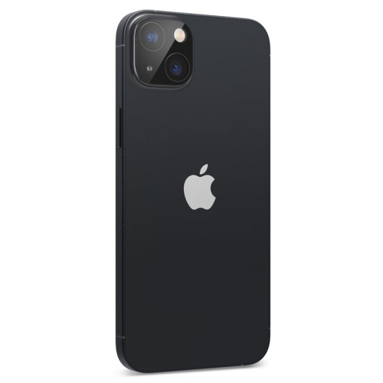 Spigen GLAS.tR OPTIK Camera Lens Protector - Αντιχαρακτικό Προστατευτικό Γυαλί για Φακό Κάμερας Apple iPhone 14 / 14 Plus - 2 Τεμάχια - Black (AGL05274)