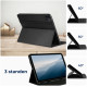 Rosso Element PU Θήκη Apple iPad Pro 12.9" 2022 / 2021 / 2020 / 2018 με Υποδοχή Apple Pencil - Black (8719246366390)
