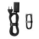 Baseus GaN 3Pro Desktop Fast Charger - Ταχυφορτιστής Tοίχου με Αποσπώμενο Καλώδιο Type-C και Υποδοχές 2 x USB-A / 2 x Type-C - 65W - Black (CCGP040101)