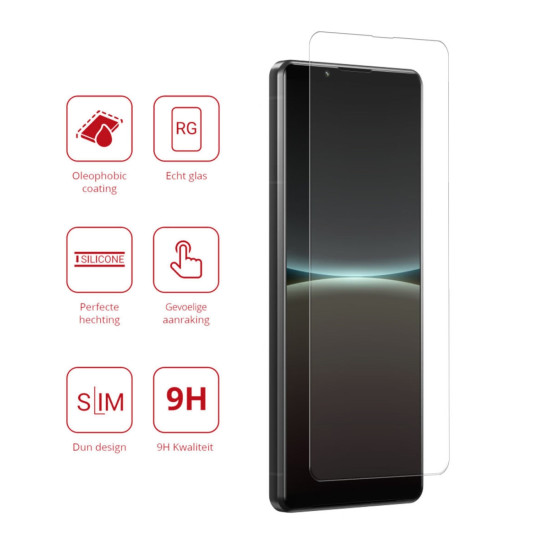 Rosso Tempered Glass - Αντιχαρακτικό Προστατευτικό Γυαλί Οθόνης Sony Xperia 5 IV - Clear (8719246375460)
