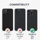 KWmobile Crystal Hard Case - Σκληρή Διάφανη Θήκη με TPU Bumper - Apple iPhone 14 Pro - Flower Straws / Lavender / Green / Transparent (60468.01)