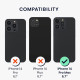 KWmobile Crystal Hard Case - Σκληρή Διάφανη Θήκη με TPU Bumper - Apple iPhone 14 Pro Max - White Blossoms / Yellow / Dark Blue / White (60469.02)