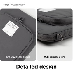 Elago Tablet PC Sleeve - Universal Θήκη για Tablet έως 11" - Dark Grey (EPAD11SLEEV-PO-DGY)