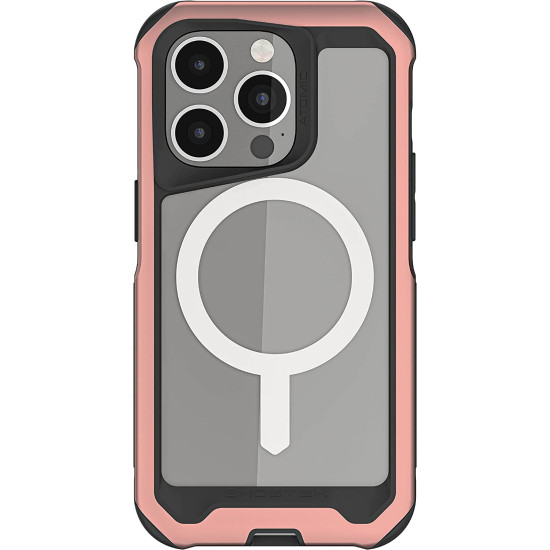 Ghostek Atomic Slim 4 - Ανθεκτική Θήκη MagSafe Apple iPhone 14 Pro - Pink (GHOCAS3089)