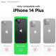 Elago Hybrid - Διάφανη Θήκη Apple iPhone 14 Plus - Black (ES14HB67-BK)