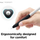 Elago Pencil Grip Holder - Θήκη Premium Σιλικόνης Apple Pencil 2nd Gen - White / Black - 2 Τεμάχια (EAPEN2-GRIP-WHBK)