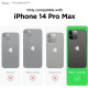 Elago Armor Case - Ανθεκτική Θήκη Σιλικόνης Apple iPhone 14 Pro Max - Dark Green (ES14AM67PRO-DGR)