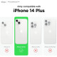 Elago Armor Case - Ανθεκτική Θήκη Σιλικόνης Apple iPhone 14 Plus - Black (ES14AM67-BK)