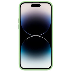 Nillkin CamShield Silky Silicone - Θήκη Σιλικόνης με Κάλυμμα για την Κάμερα - Apple iPhone 14 Pro Max - Mint Green (6902048249356)