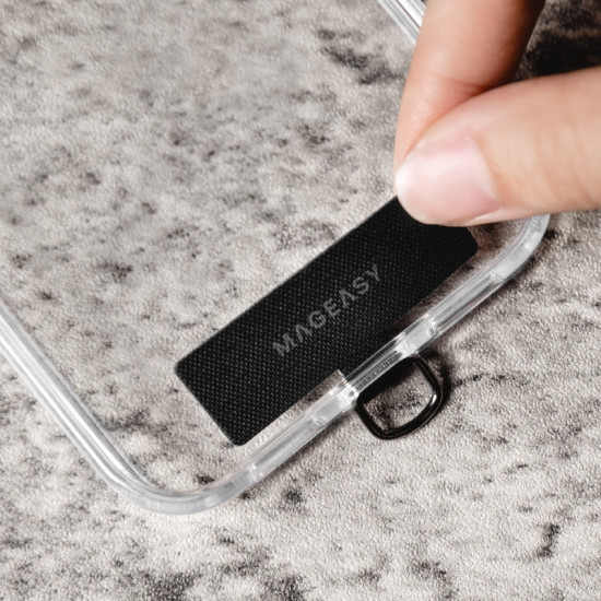 SwitchEasy MagEasy Strap & Strap Card - Αποσπώμενο Λουράκι Λαιμού για Θήκες Κινητών iPhone - Navy Blue (MPHIPH063NB22)