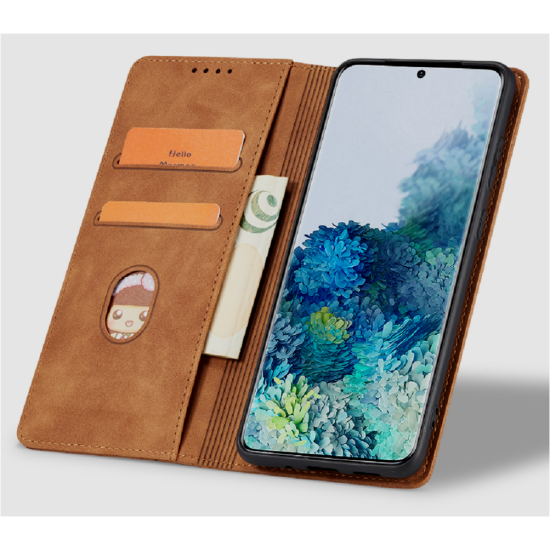 Bodycell Θήκη - Πορτοφόλι Realme GT Neo 3T - Brown (5206015017414)