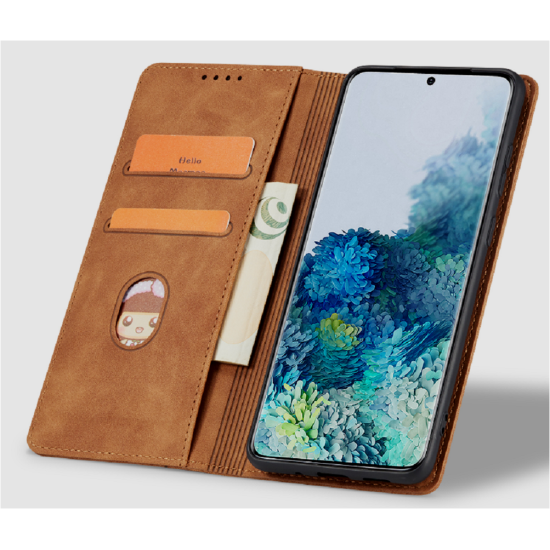 Bodycell Θήκη - Πορτοφόλι Realme GT Neo 3 - Brown (5206015018879)