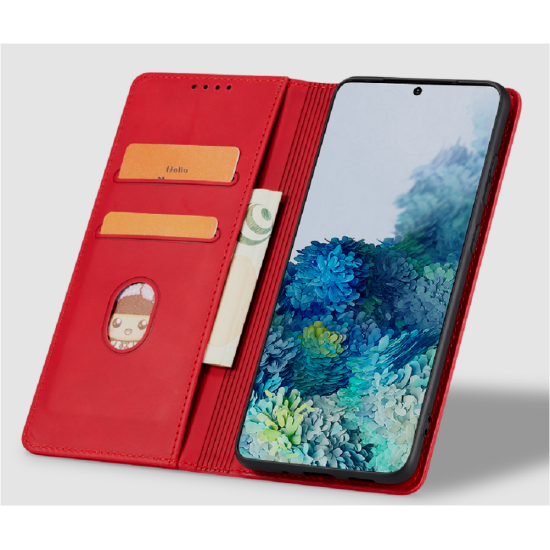 Bodycell Θήκη - Πορτοφόλι Realme GT Neo 3 - Red (5206015018893)