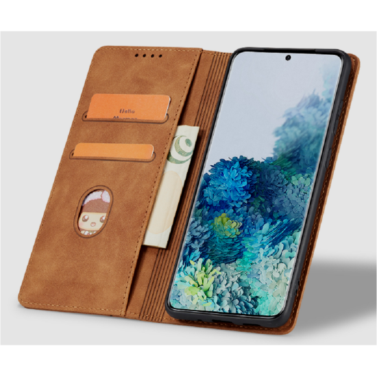 Bodycell Θήκη - Πορτοφόλι Realme GT2 Pro - Brown (5206015018831)